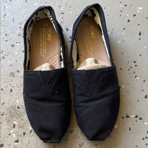 TOMS Classic Black Slip-Ons